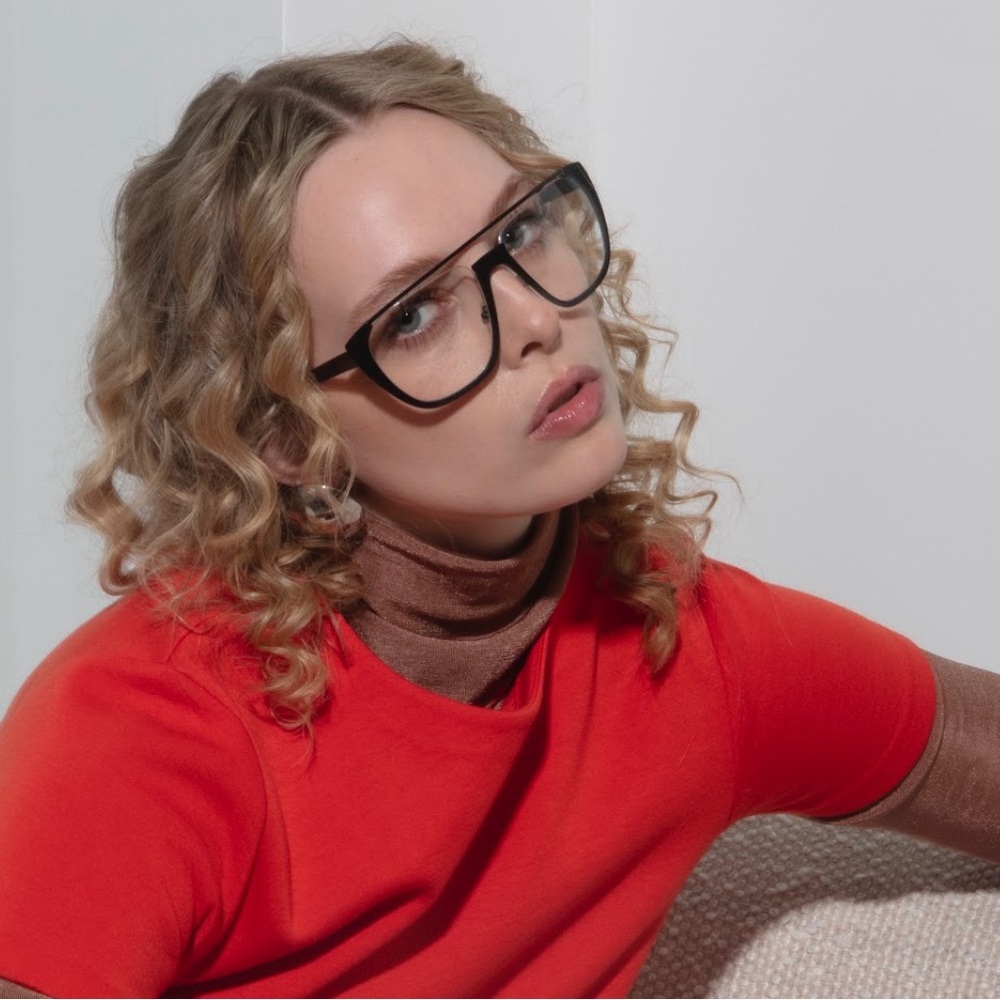 Black frame Glasses